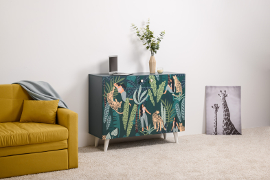 Комод Либера 16.230.01, бензин, белый шагрень