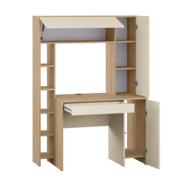 Стол компьютерный Комфорт 12.71, гикори рокфорд натуральный, сатин