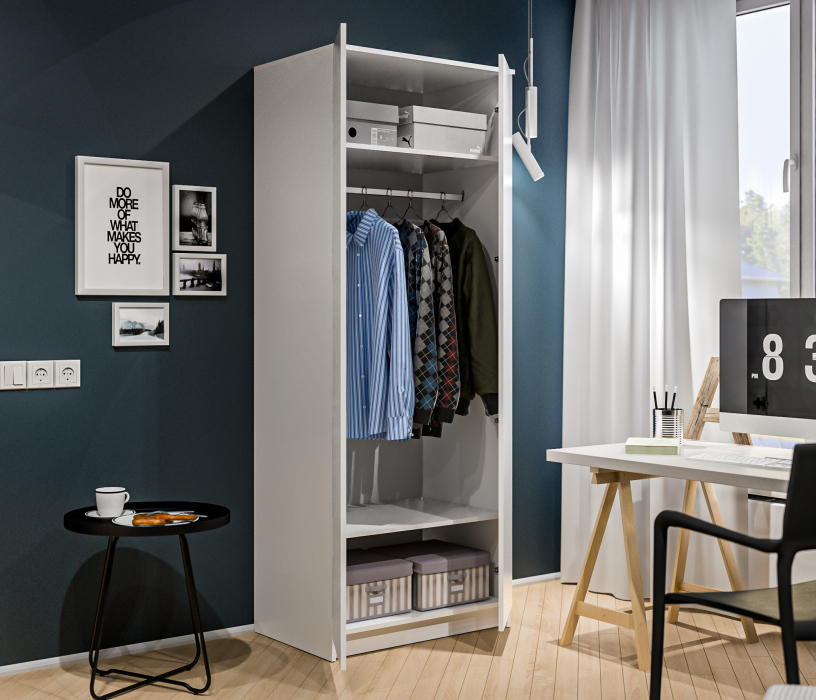 Шкафы распашные, Шкаф 2 дверный Леон СБ-3361