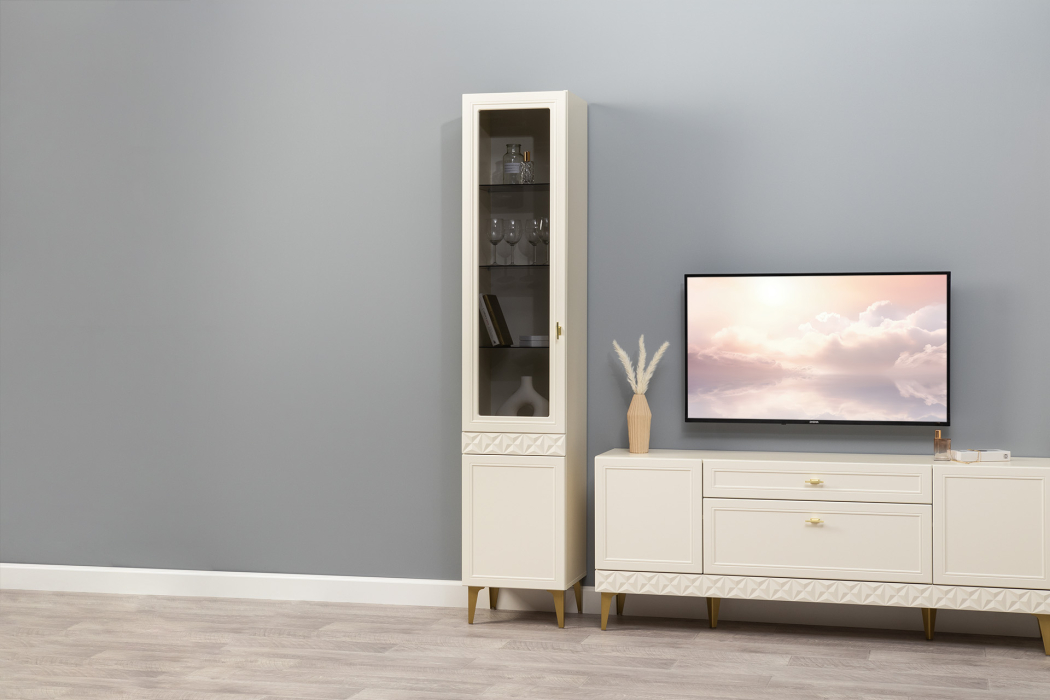 Стеклянные, Шкаф витрина Марион 16.397.01