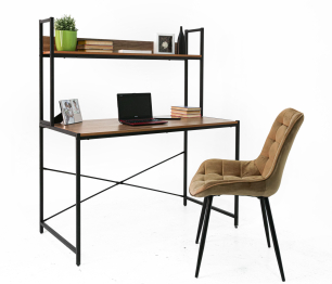 Стол письменный  LOFT с надстройкой