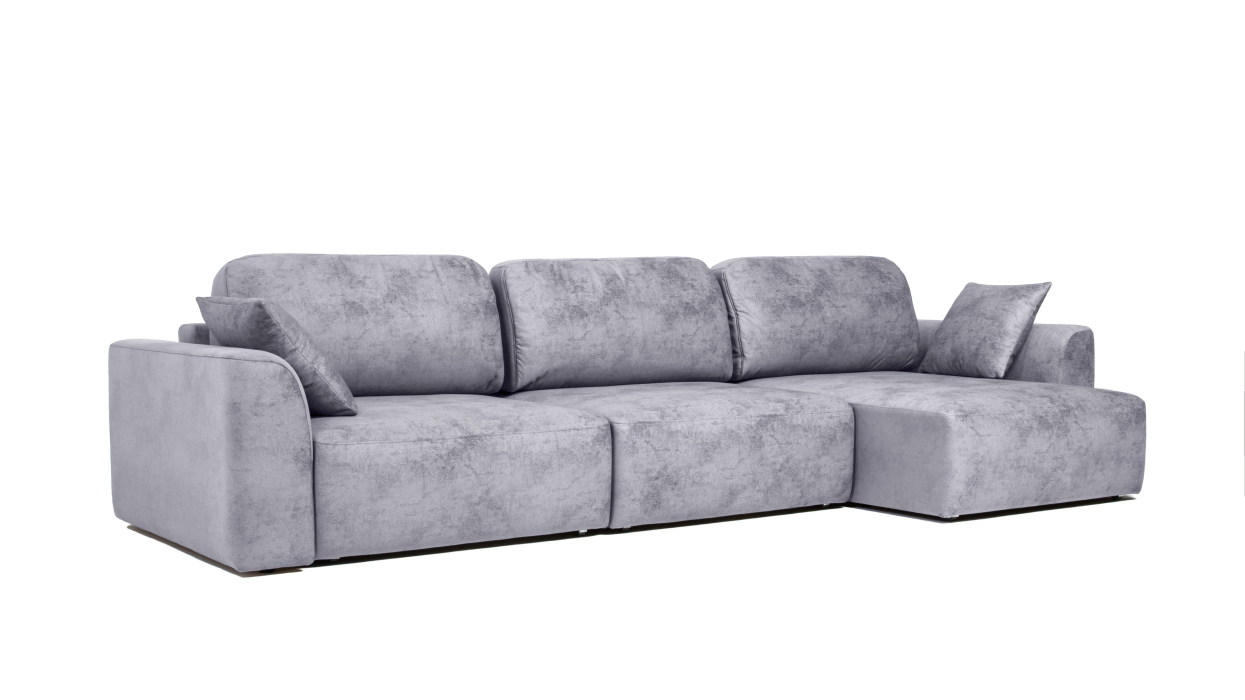 Диваны угловые в гостиную, Диван угловой Trump, велюр