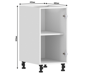 Регина корпус для стола 1 дв 40х82 см