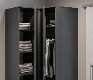 Шкаф угловой Леон СБ-3365