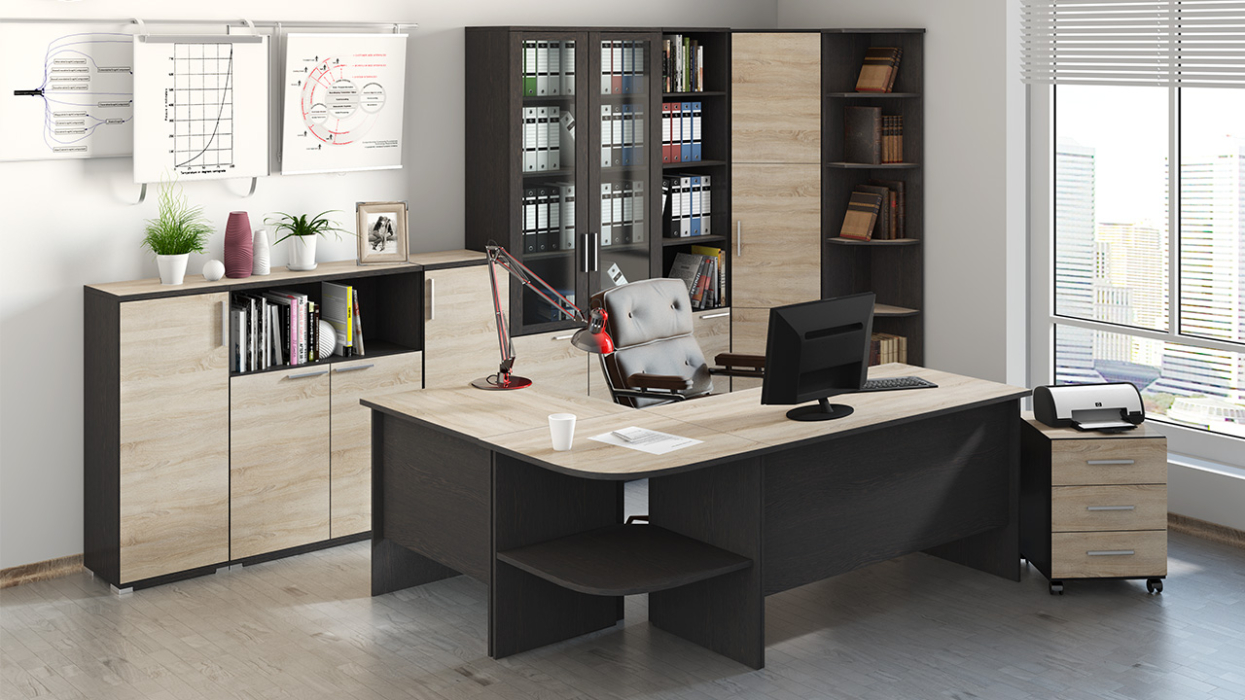 Прямые, Стол письменный Успех-2 ПМ-184.01