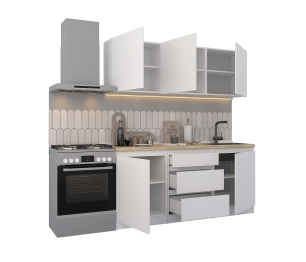 Кухонный гарнитур Леон прямой 1800 см