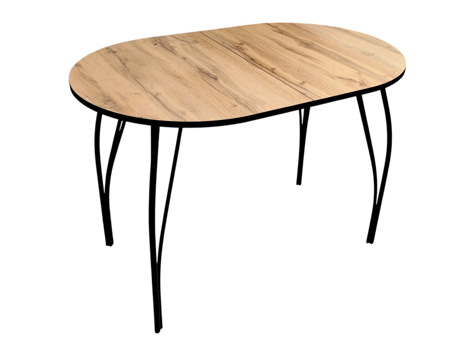 Обеденные столы, Стол Милано, раздвижной, овал, 700х1100/1400