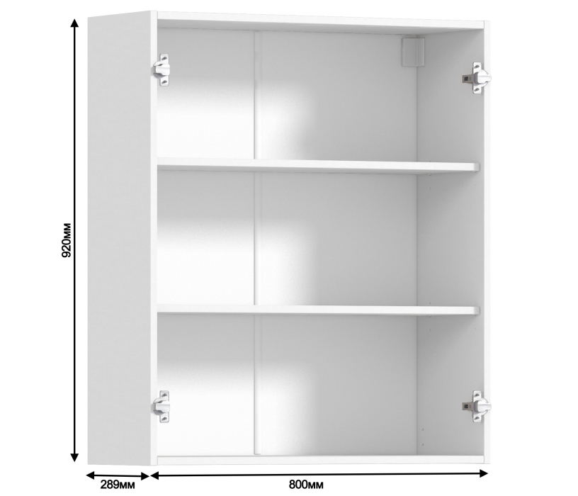 Корпус, Регина корпус для шкафа навесного 2 дв 80х93 см