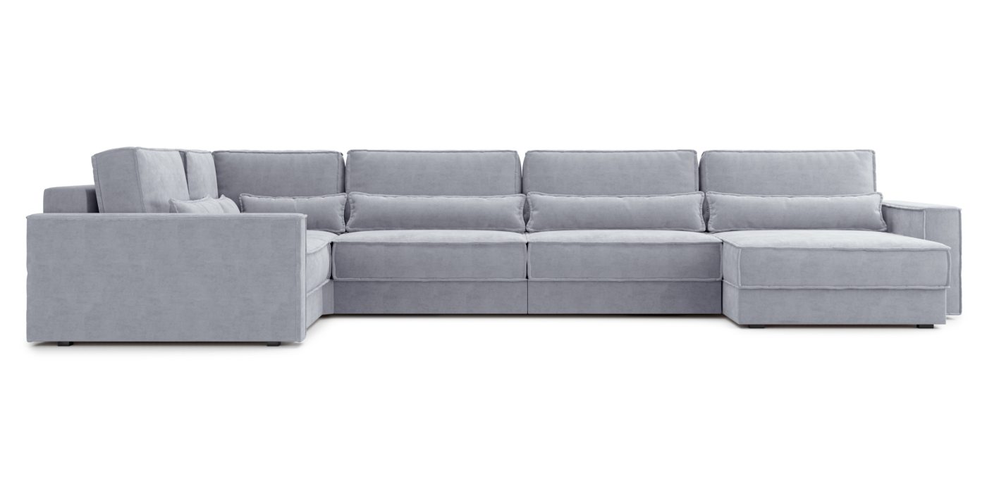 Диваны угловые в гостиную, Диван П-образный Тауэр