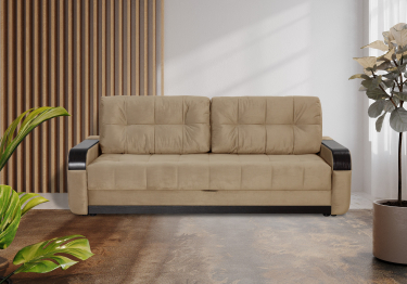 Прямой диван Татьяна 5 БД, еврокнижка, велюр